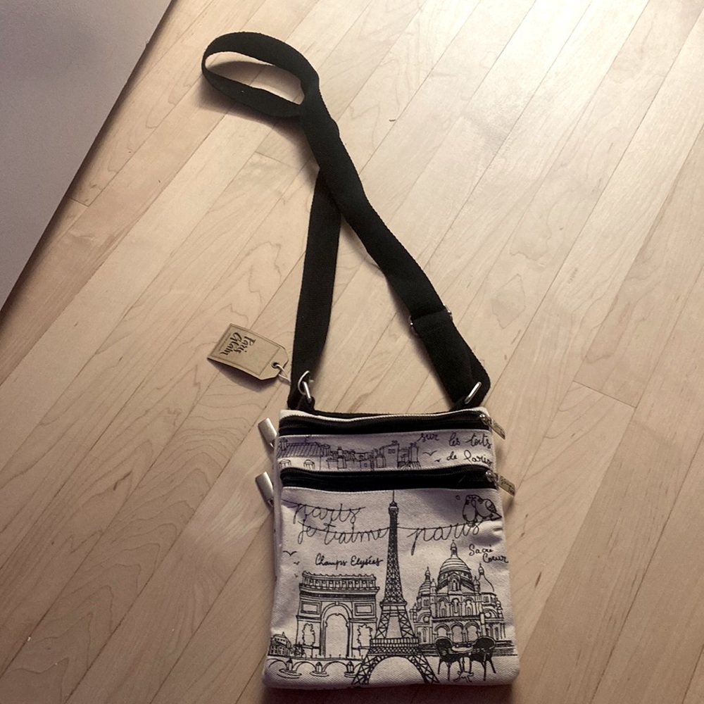 Paris bag, relatively S/M (twice a normal hand size)